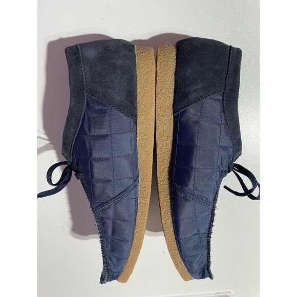 Clarks Shoes Mens 12 Shacre II Step Navy Textile Suede Extreme‎ Comfort Quilted main image 4
